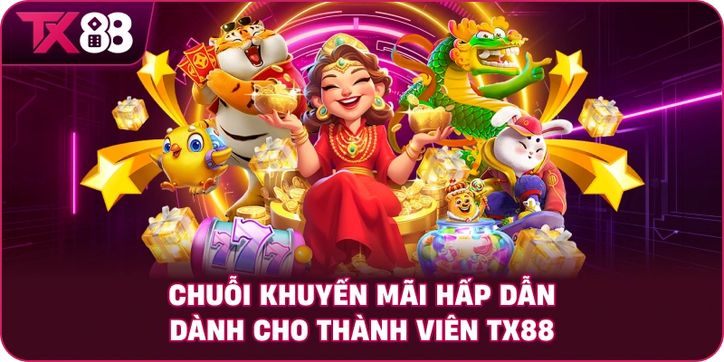 Chuỗi khuyến mãi hấp dẫn dành cho thành viên TX88