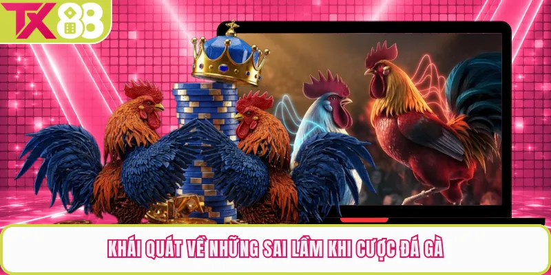 Khái quát về những sai lầm khi cược đá gà